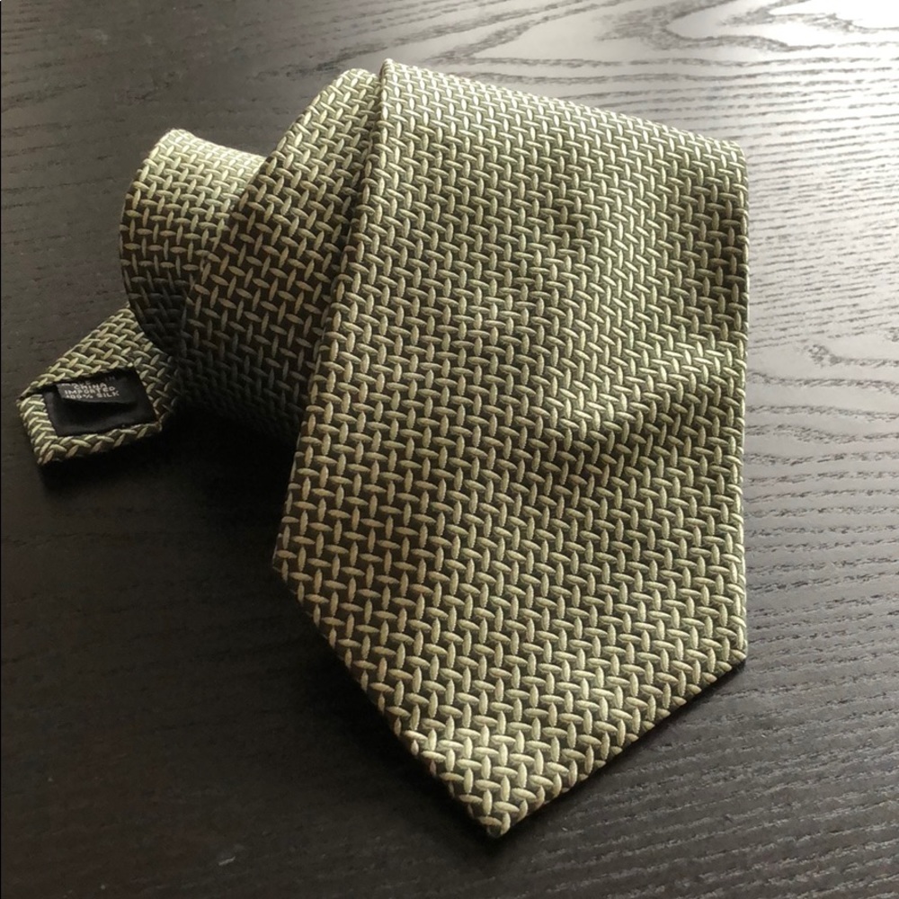 Geoffrey Beene Green Tie